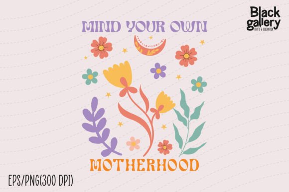 Boho Retro Mother’s Day SVG: A Versatile T-Shirt Design Graphic
