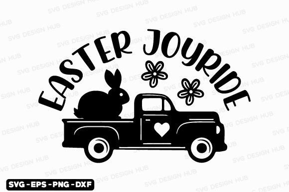 Easter Joyride: A Charming Bunny SVG for Embroidery