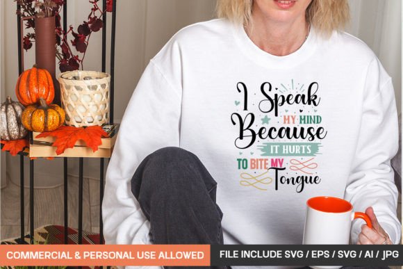 Review: I Speak My Mind T-Shirt Graphics for Handmade Creations