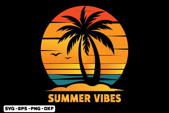 Summer Vibes T Shirt, Funny Summer Svg for Crafts